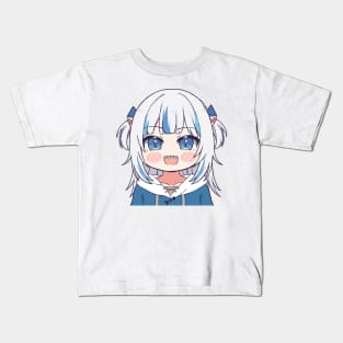 Gawr Gura Chibi Kids T-Shirt